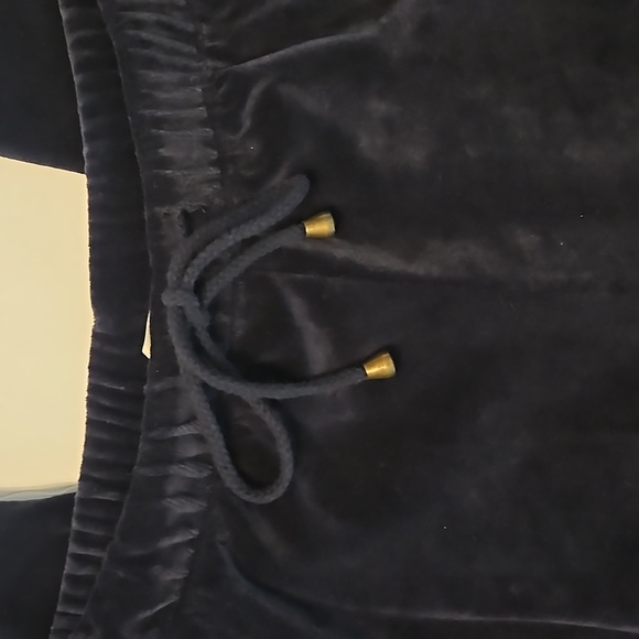 Evan Picone | Women's Dark Navy Loungewear Casual Velour Pants Sz M - Picture 9 of 10